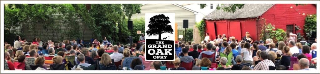 Grand Oak Opry image backyard concert